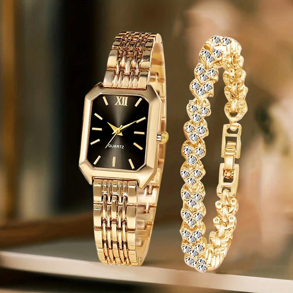 BellaRoma Watch & Bracelet Set
