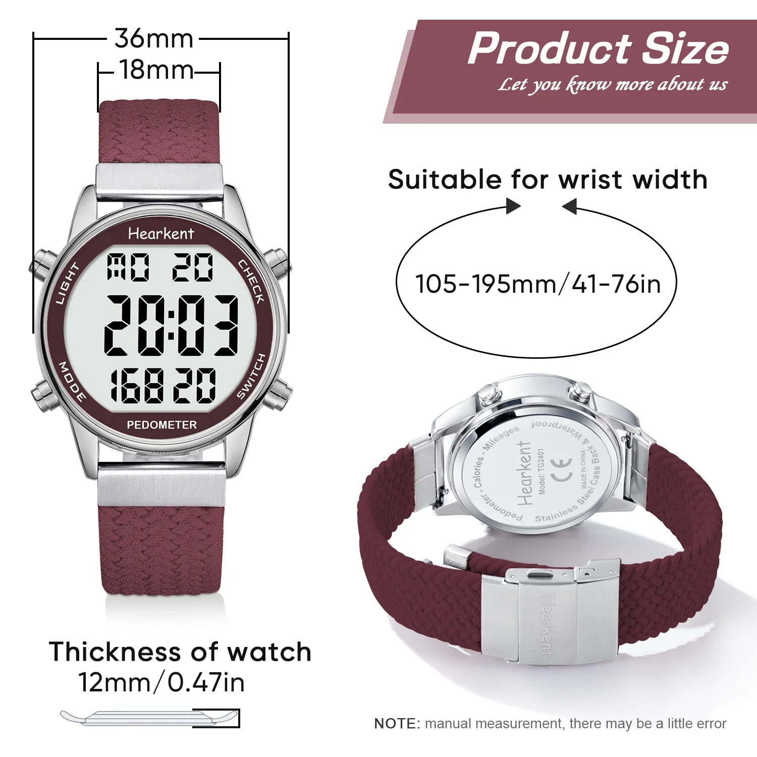Hearkent VitalStep Watch